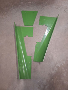 Verschleißbleche Kanalstutzen hinten