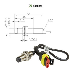 INDUKTIVSENSOR M12X1@